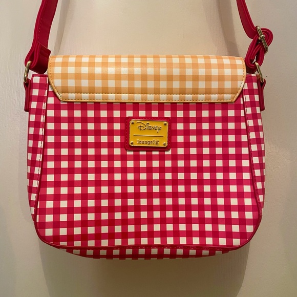 LOUNGEFLY Winnie the Pooh Gingham Crossbody Bag - Picture 10 of 14
